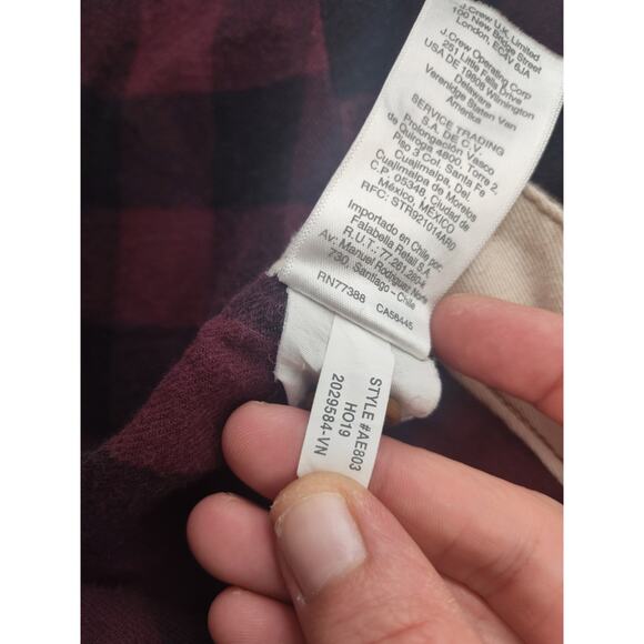 J. Crew 770 Straight Fit Flannel Lined Cabin Pant Mens 35x32 khaki - Picture 5 of 8